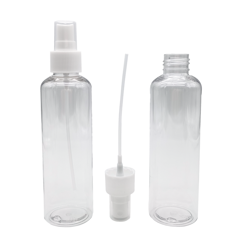 Transparente runde Schultersprühflasche